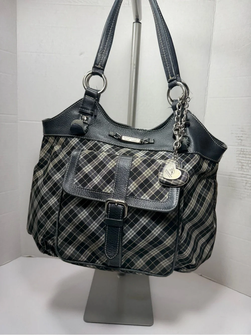 Authentic vintage Burberry Blue Label Y2K,project bag shoulder bag